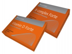 Vitamin D Forte + B-complex Forte , Pilnīgai B un D grupas vitamīnu apgādei organismam.